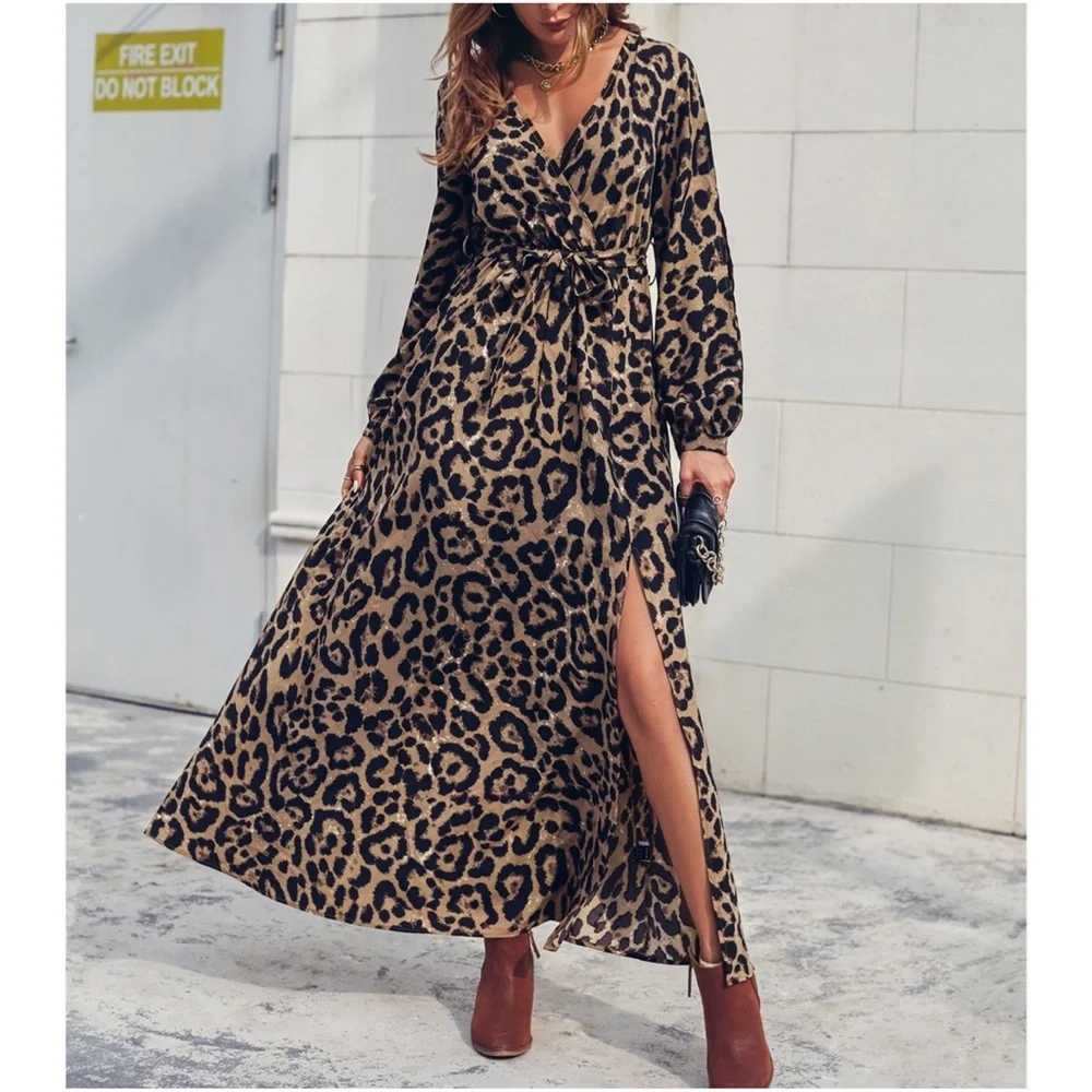 chinese dress ladies Pre-Order - Bad Girl Wiggle Dress in Leopard